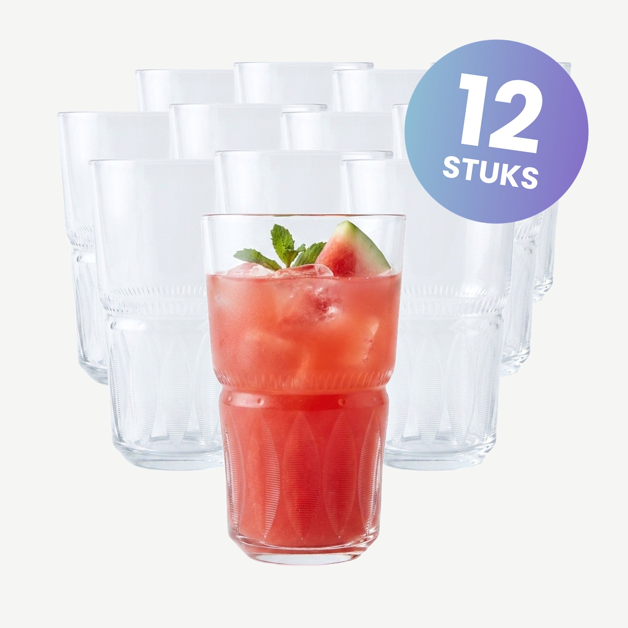 Onis New Era Longdrinkglas 35 Cl - set van 12 glazen