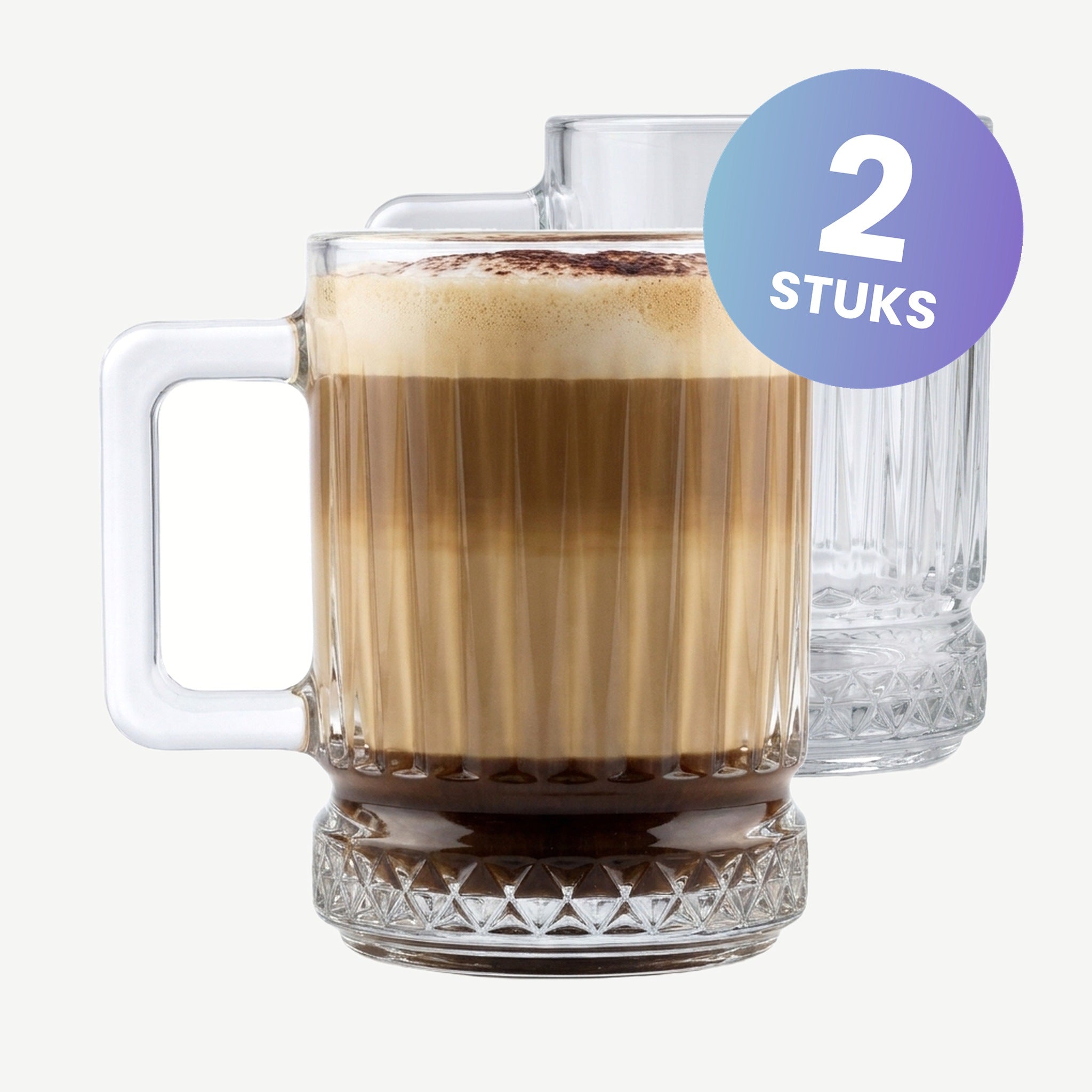 Pasabahce Elysia Theeglas 25 Cl - set van 2 glazen