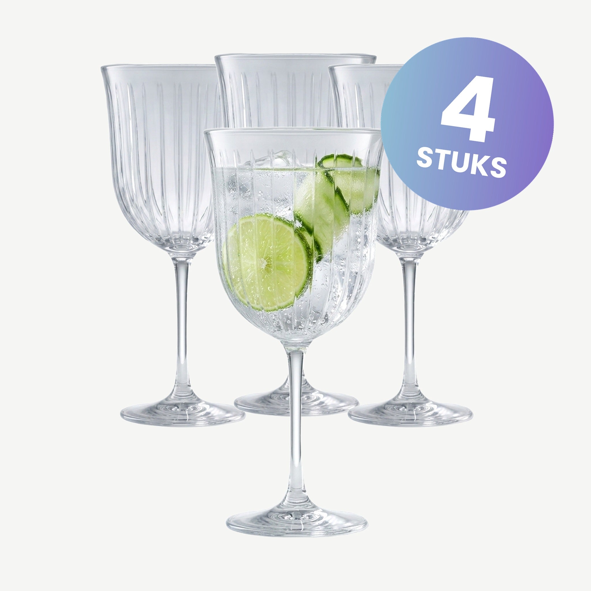 Pasabahce Joy Gin Tonic Glas 49 Cl - set van 4 glazen