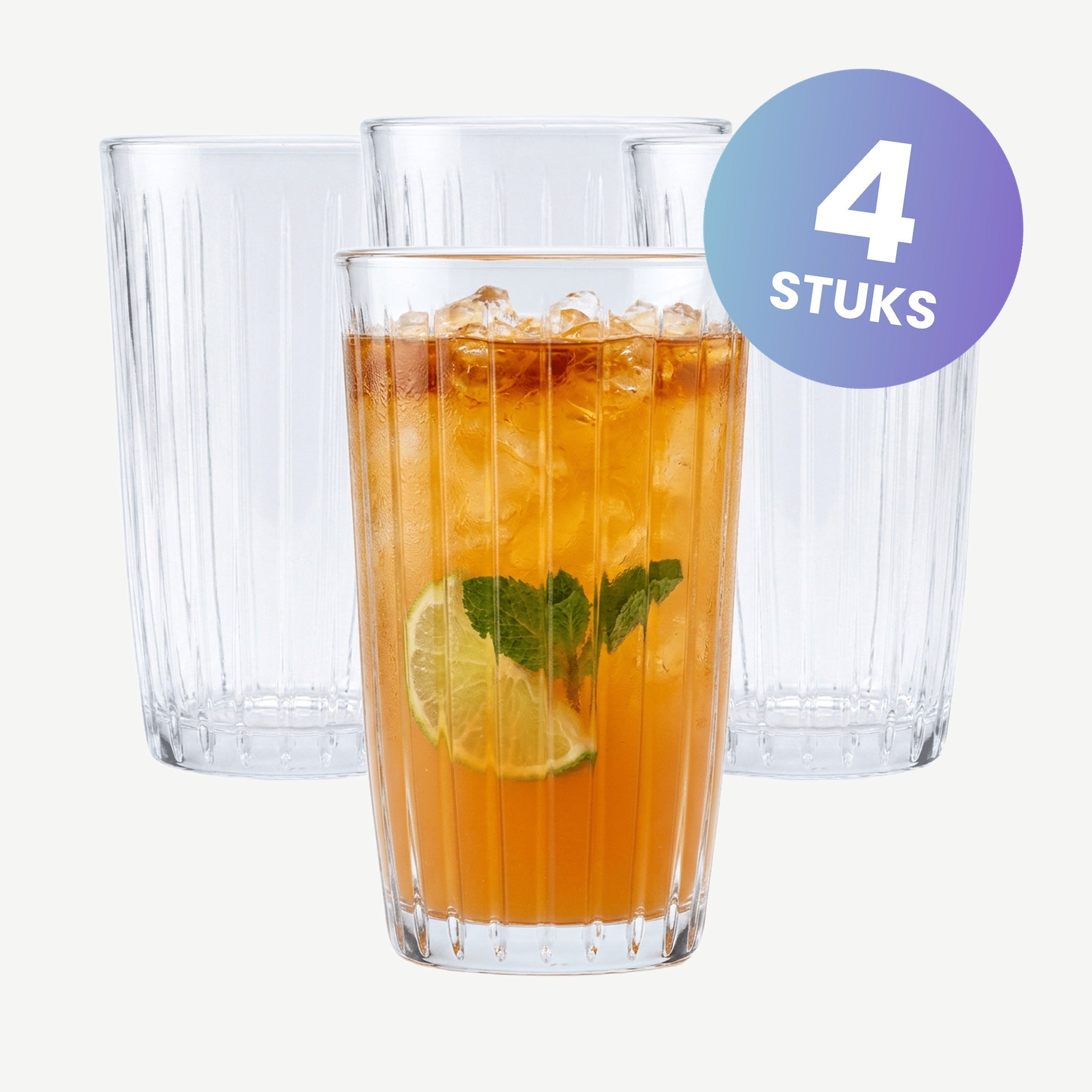 Pasabahce Joy Longdrinkglas 29,5 Cl - set van 4 glazen