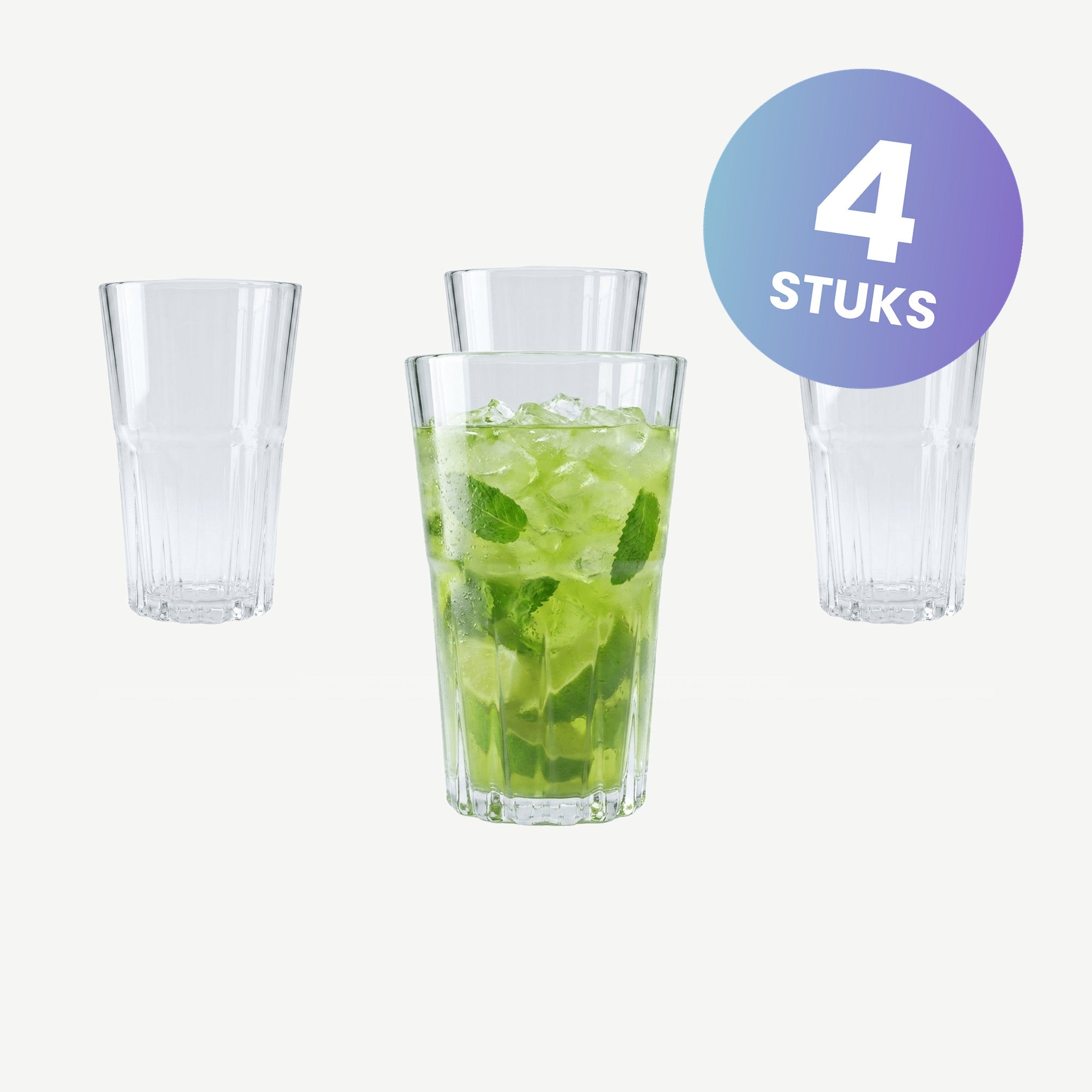 Pasabahce Sword Longdrinkglas 35 Cl - set van 4 glazen