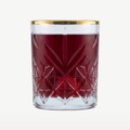 Pasabahce Timeless Borrelglas 6,2 Cl Gouden Rand - 4 Stuks