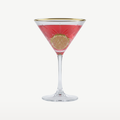 Pasabahce Timeless Martiniglas 23 Cl Gouden Rand - 4 Stuks