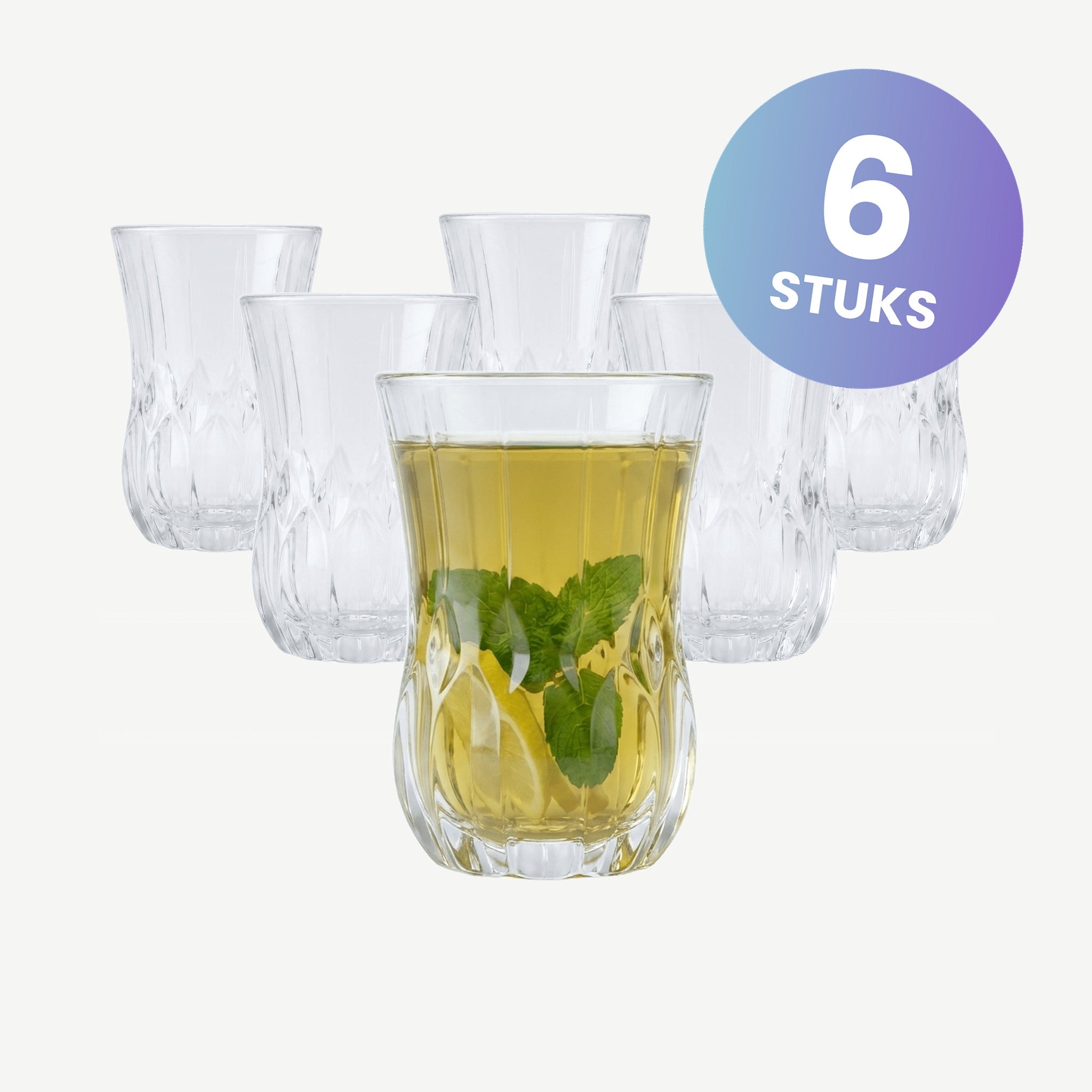RCR Adagio Theeglas 14 Cl - set van 6 glazen