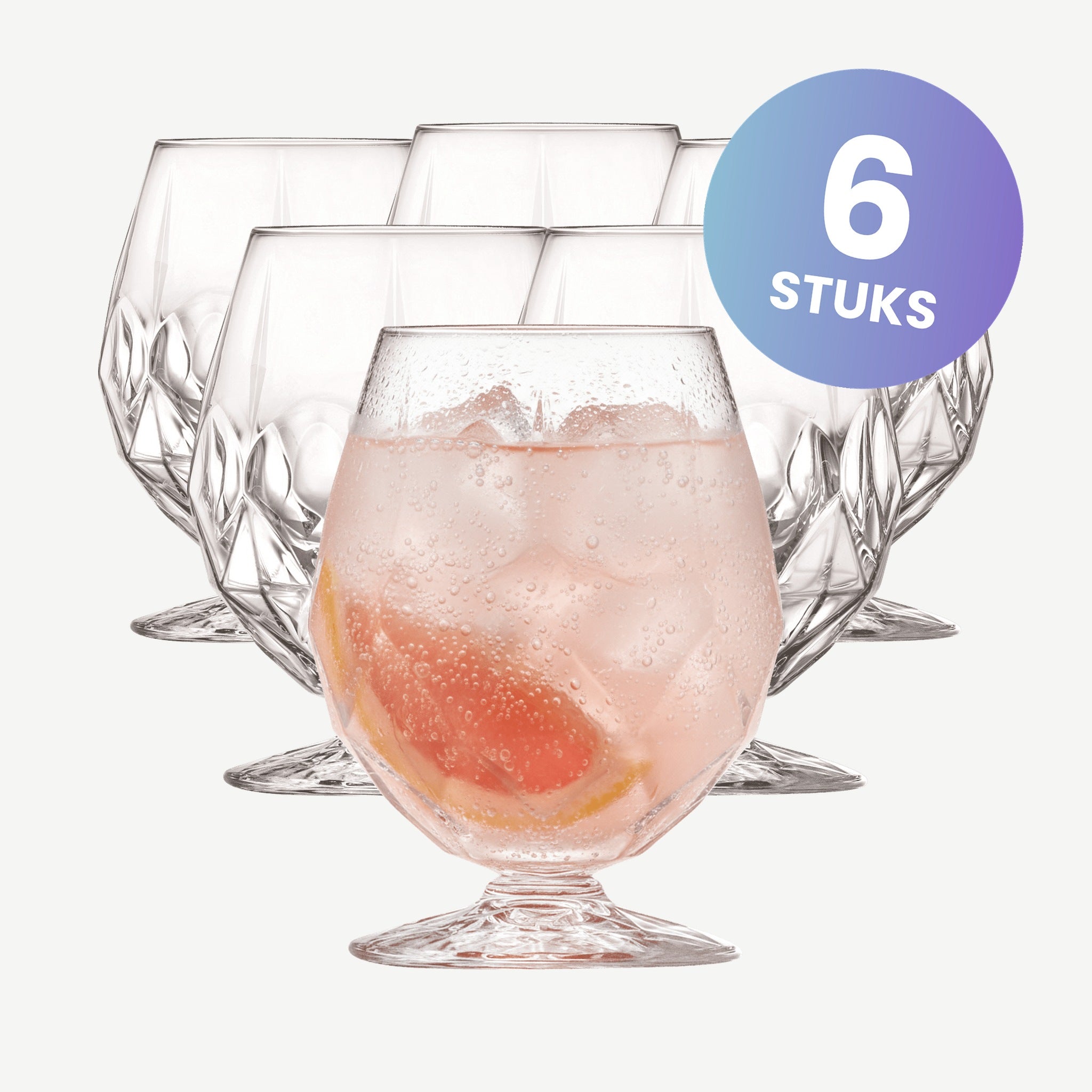 RCR Alkemist Cognac / Gin Tonic Glas 53 Cl Laag - set van 6 glazen