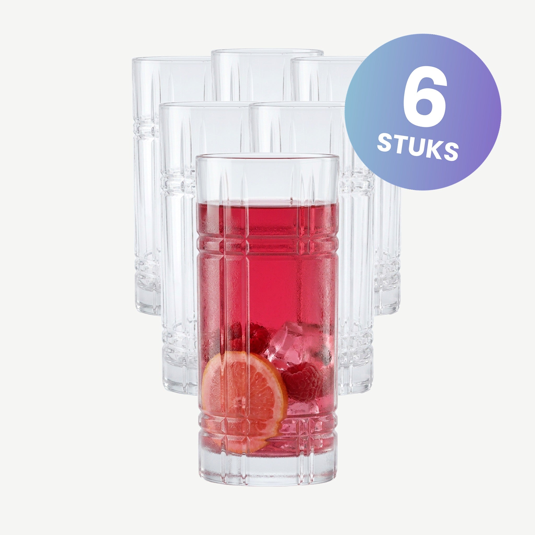 RCR Any Longdrinkglas 37 Cl - set van 6 glazen