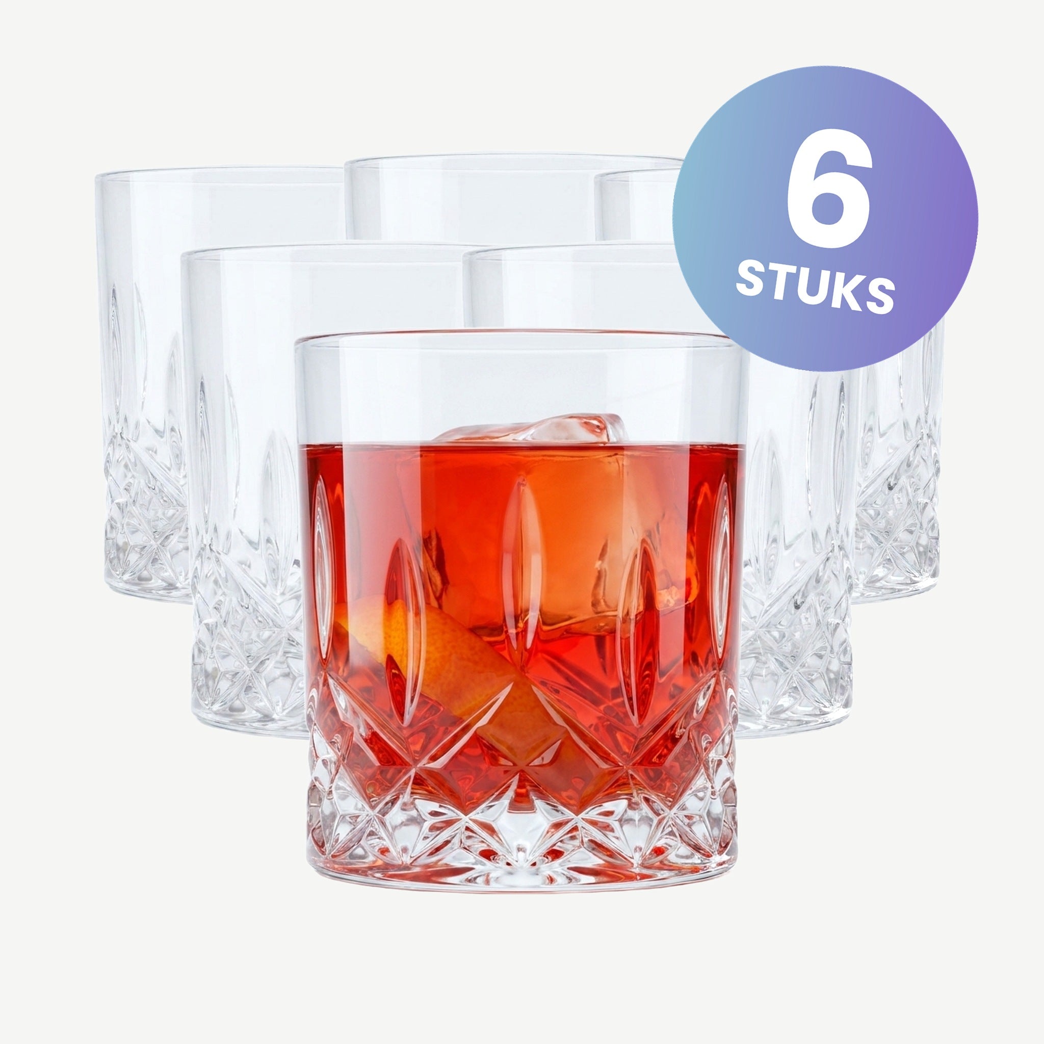 RCR Opera Whiskey Glas 30 Cl - set van 6 glazen