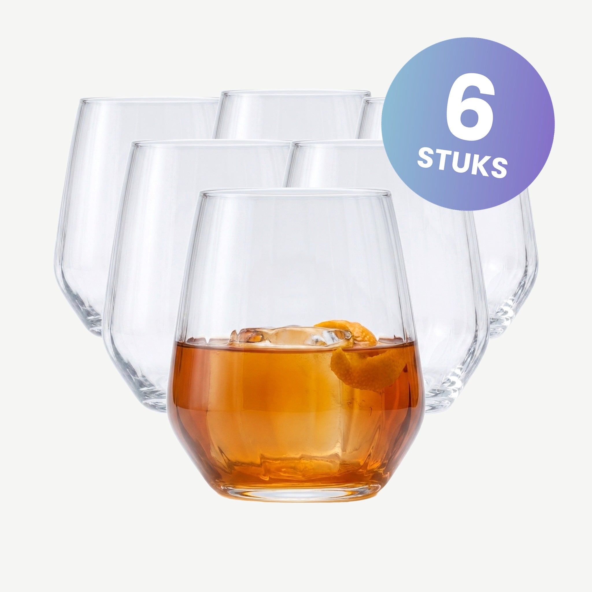 RCR Optiq Tumbler 43 Cl - set van 6 glazen