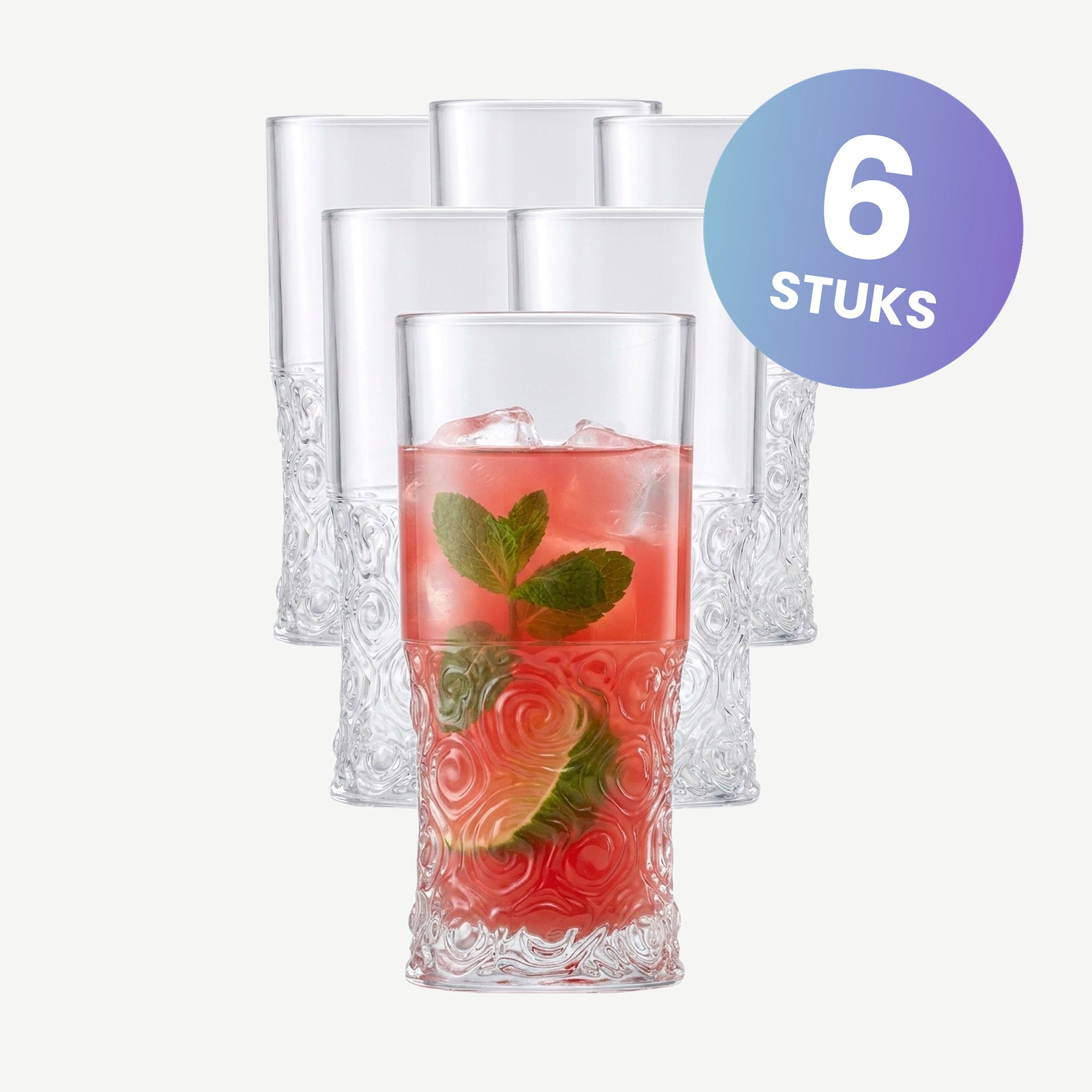 RCR Sound Longdrink 35 Cl Soul - set van 6 glazen