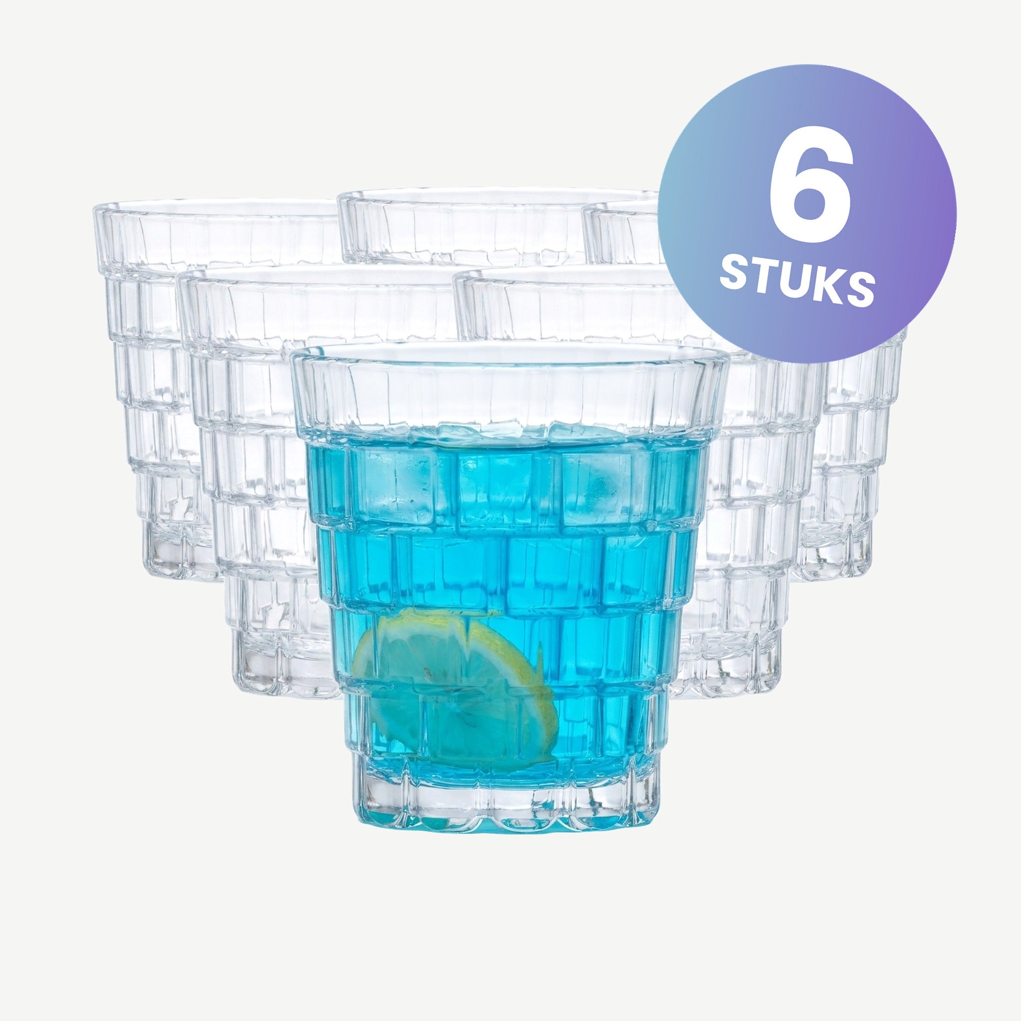 RCR Stack Tumbler 32 Cl Stapelbaar - set van 6 glazen