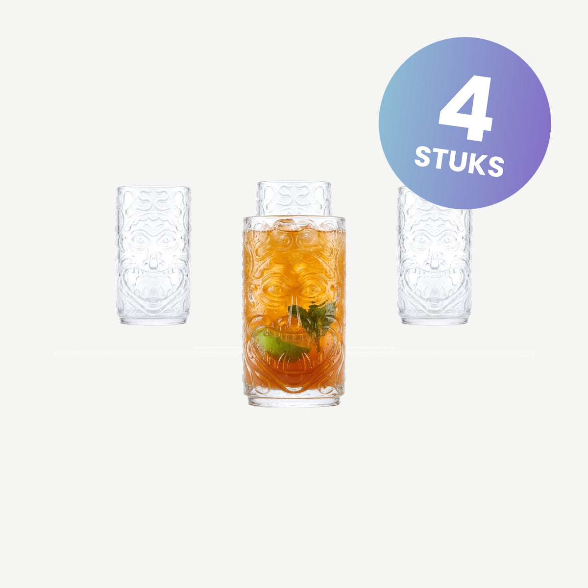 RCR Tiki Etruria Cocktailglas 45 Cl - set van 4 glazen