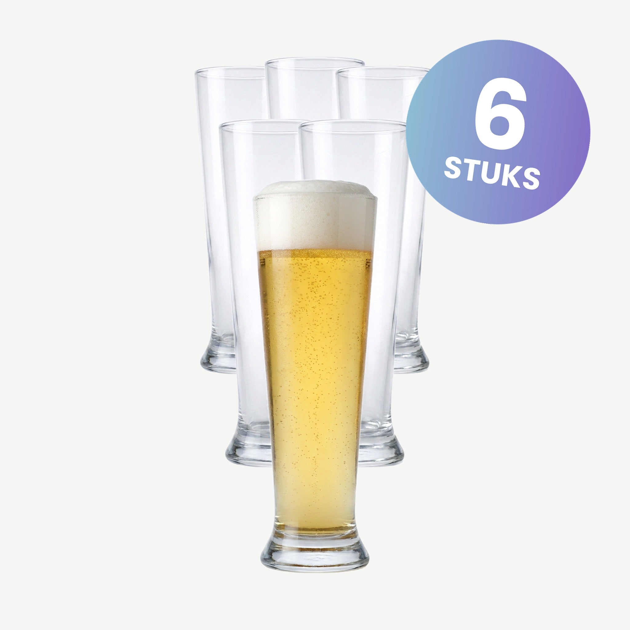 Royal Leerdam Beer Specials Bierglas 30 Cl - set van 6 glazen