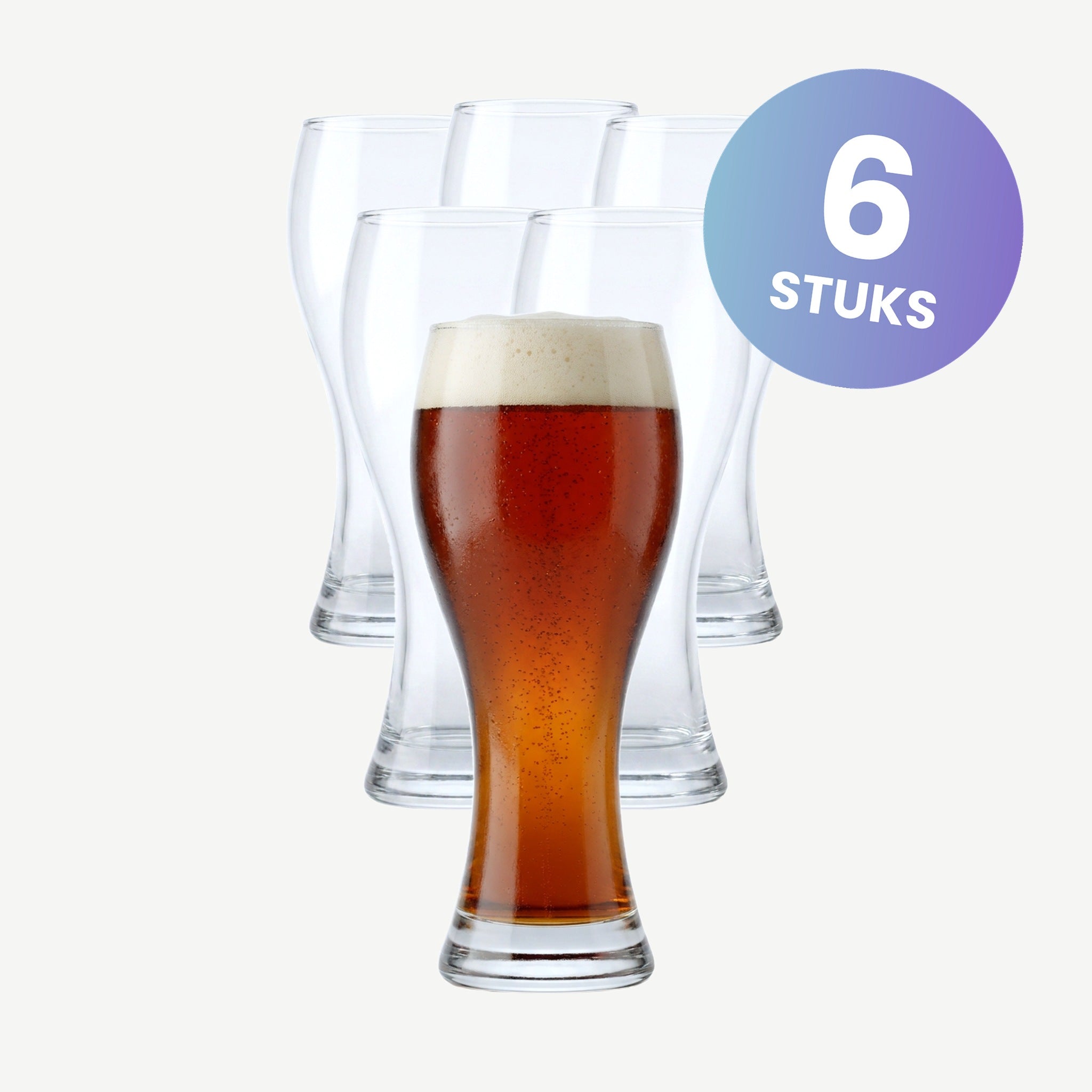 Royal Leerdam Beer Specials Bierglas 68 Cl - set van 6 glazen