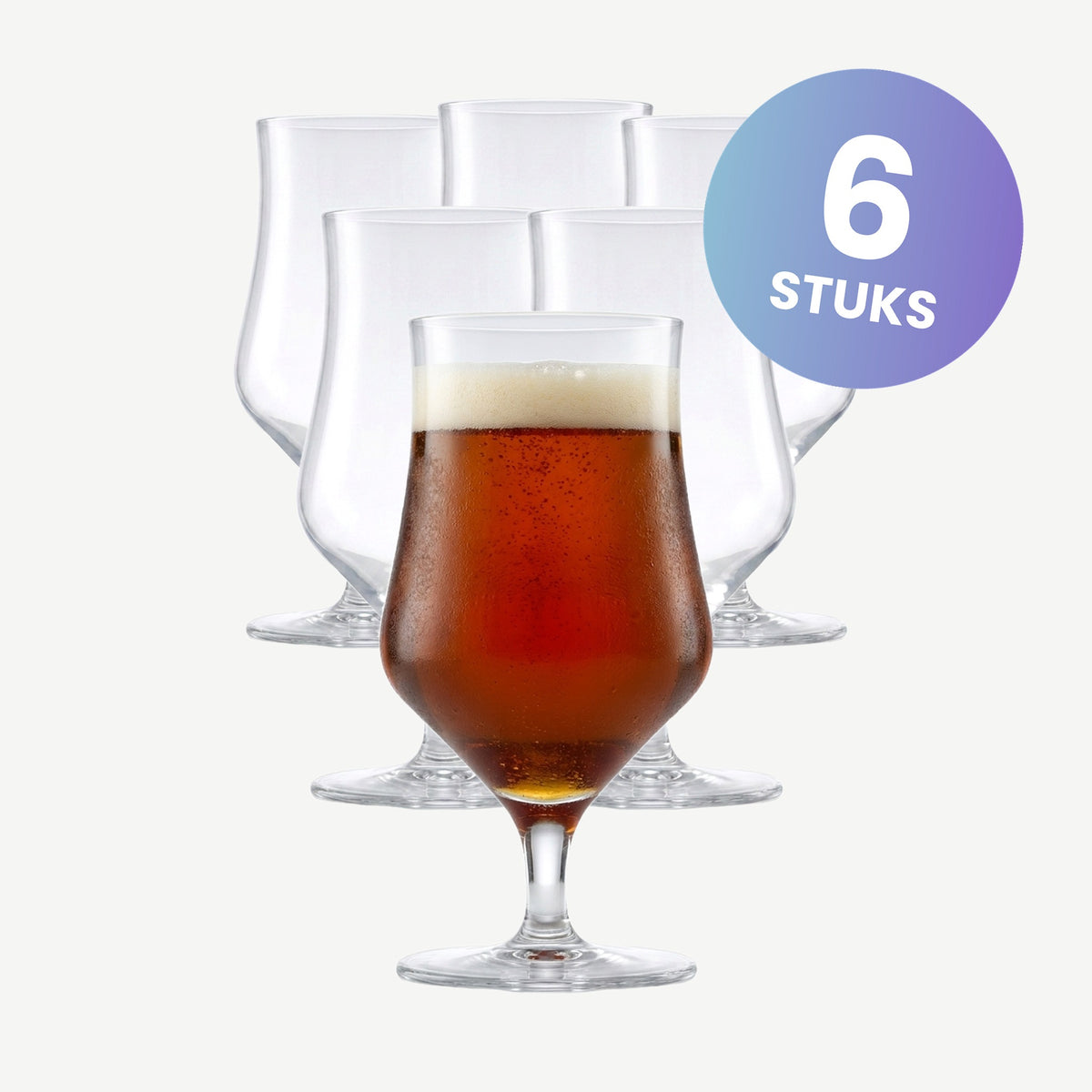 Schott Zwiesel Beer Basic Craft Bierglas 30 Cl met Maatstreep - set van 6 glazen