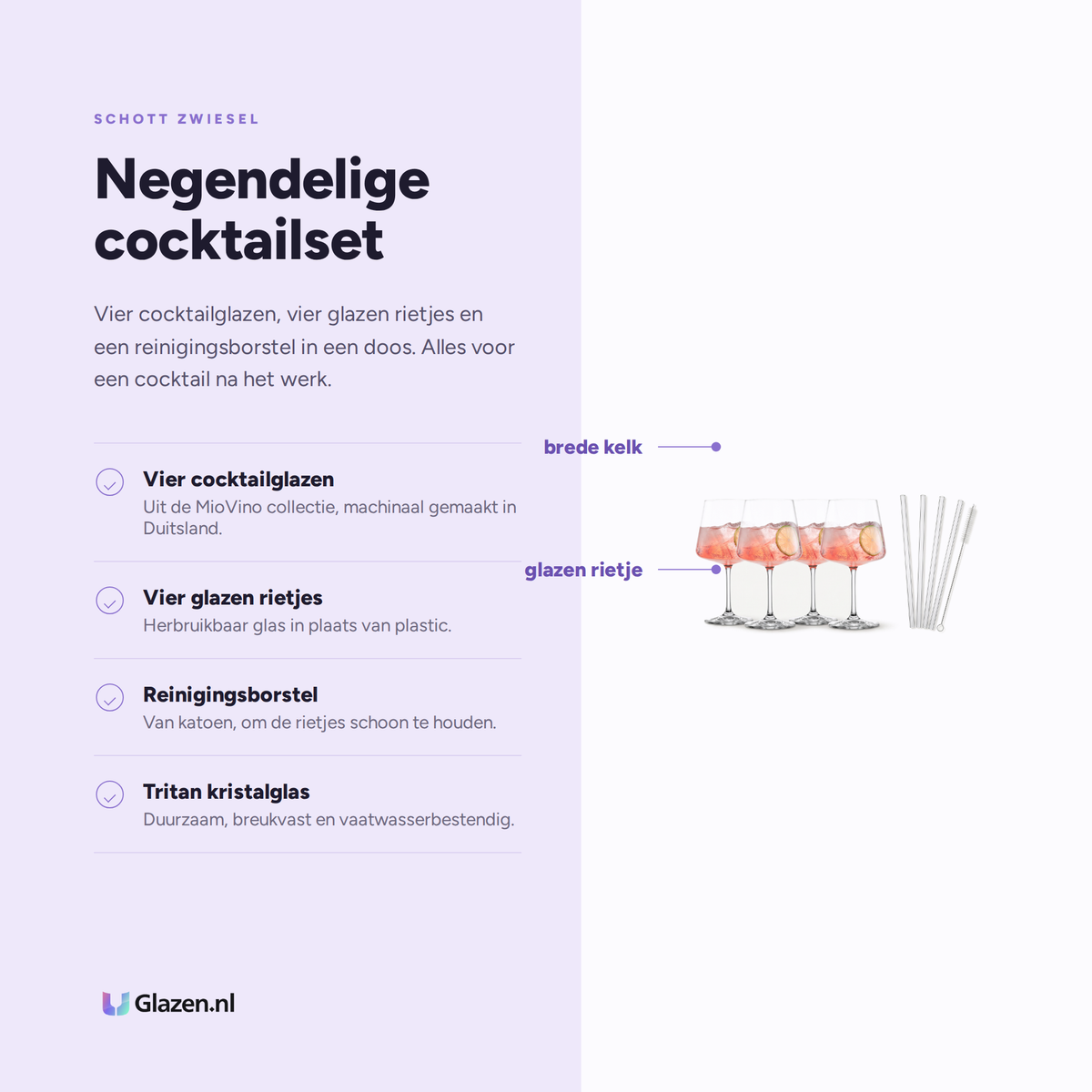 Schott Zwiesel MioVino After Work Drinks Set eigenschappen