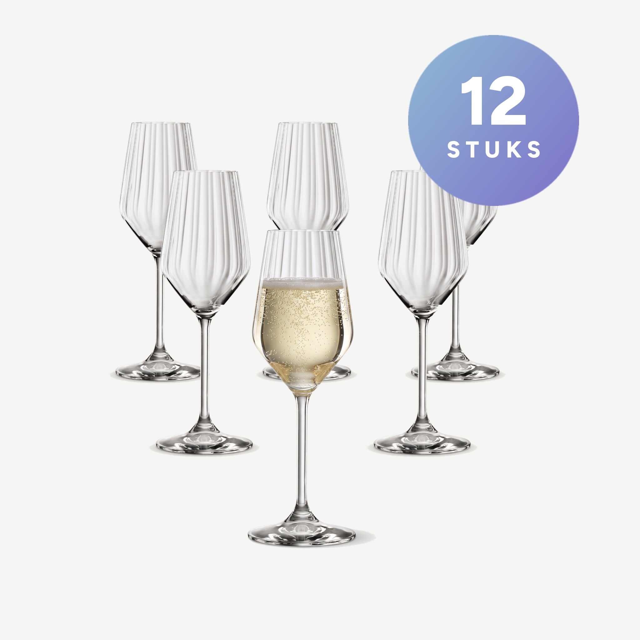 Spiegelau Lifestyle Champagneglas / Flute 31 Cl set van 12 glazen