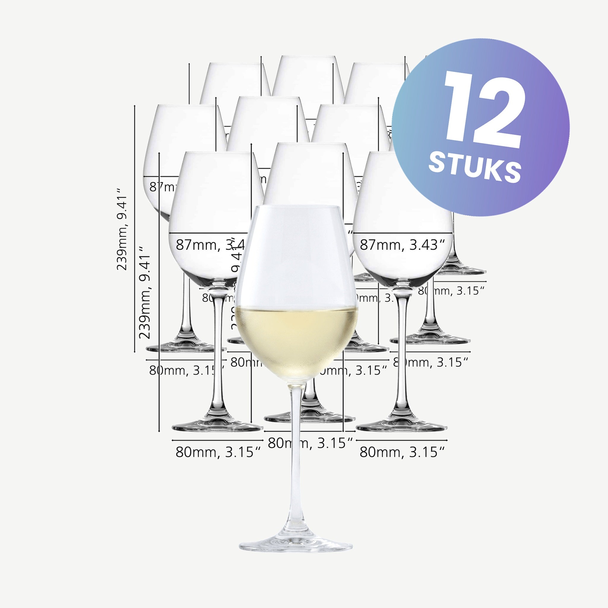 Spiegelau Salute Wijnglas 46,5 Cl - set van 12 glazen