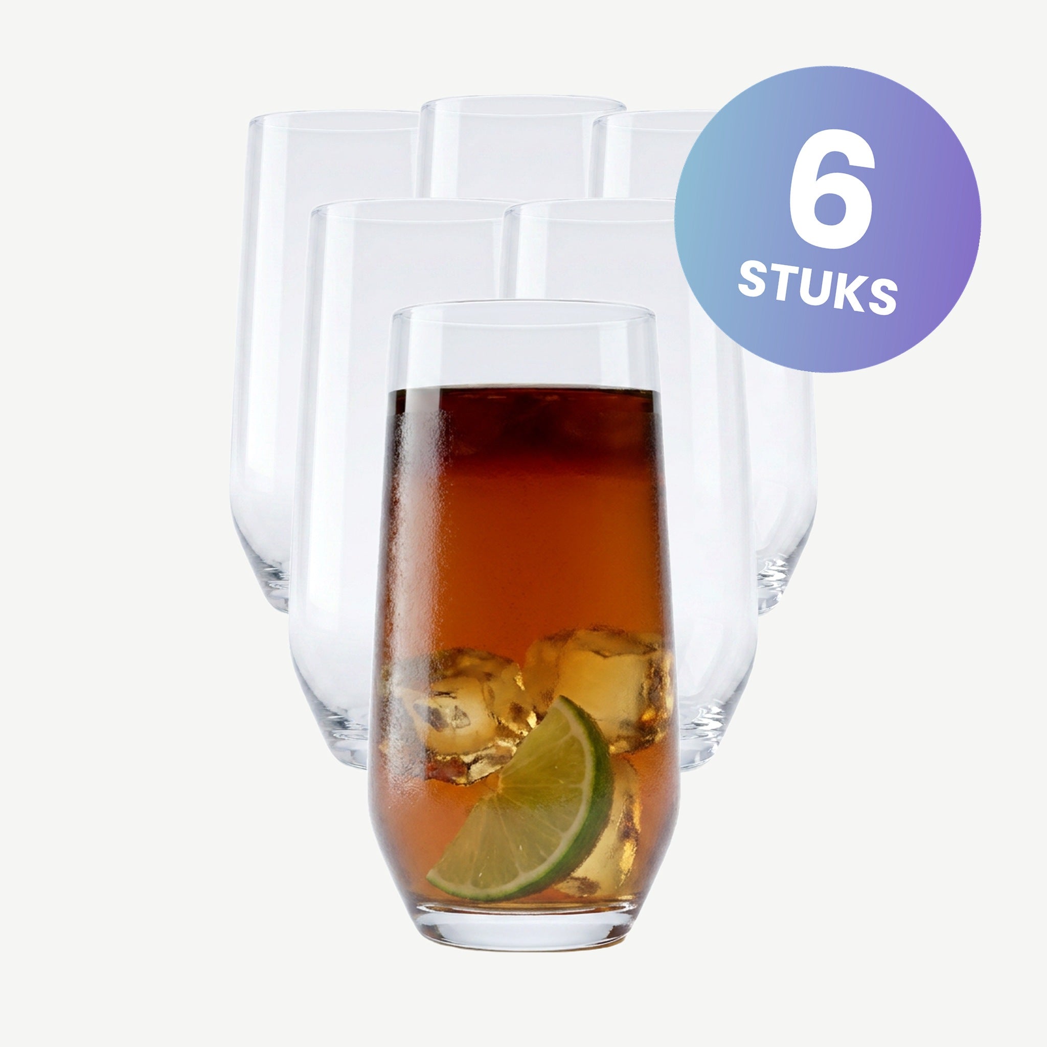 Stölzle Lausitz Revolution Longdrinkglas 39 Cl - set van 6 glazen