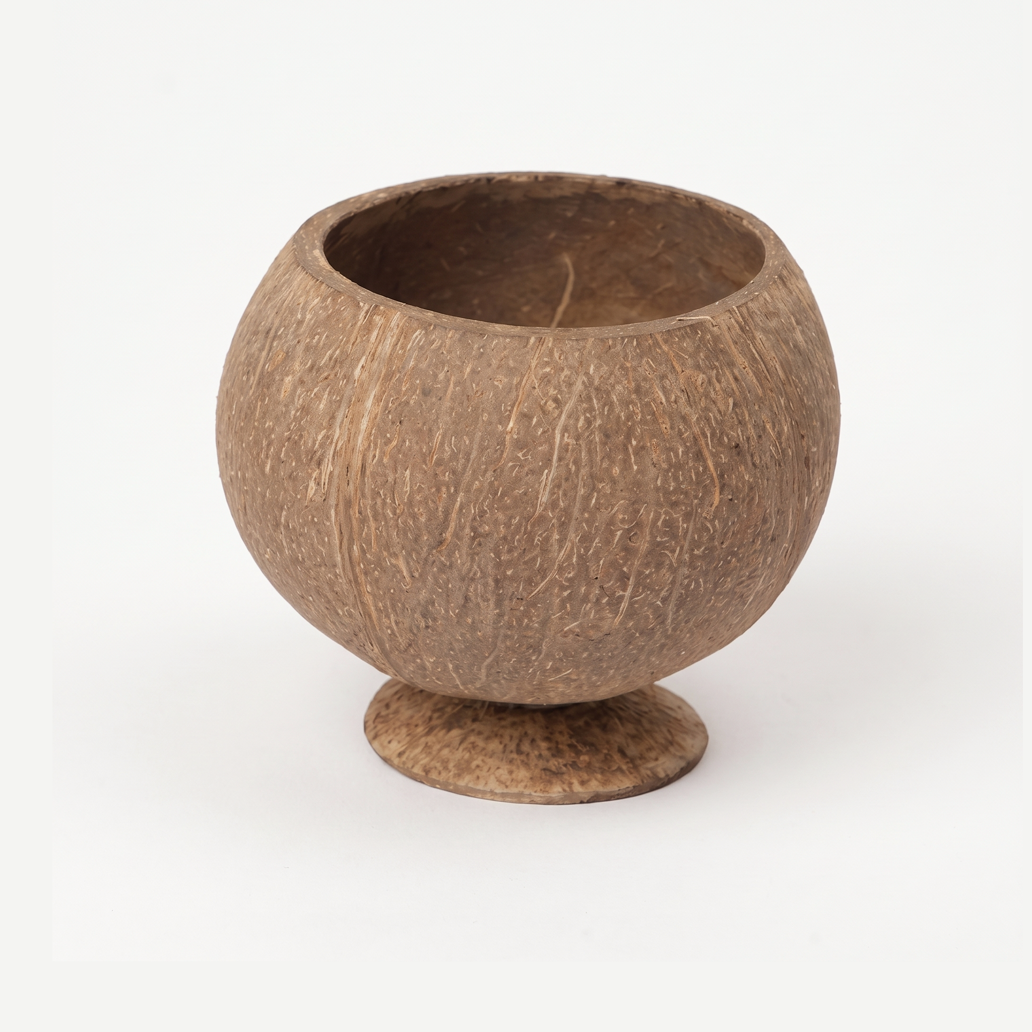 Tiki Coconut Natural leeg op gebroken witte achtergrond
