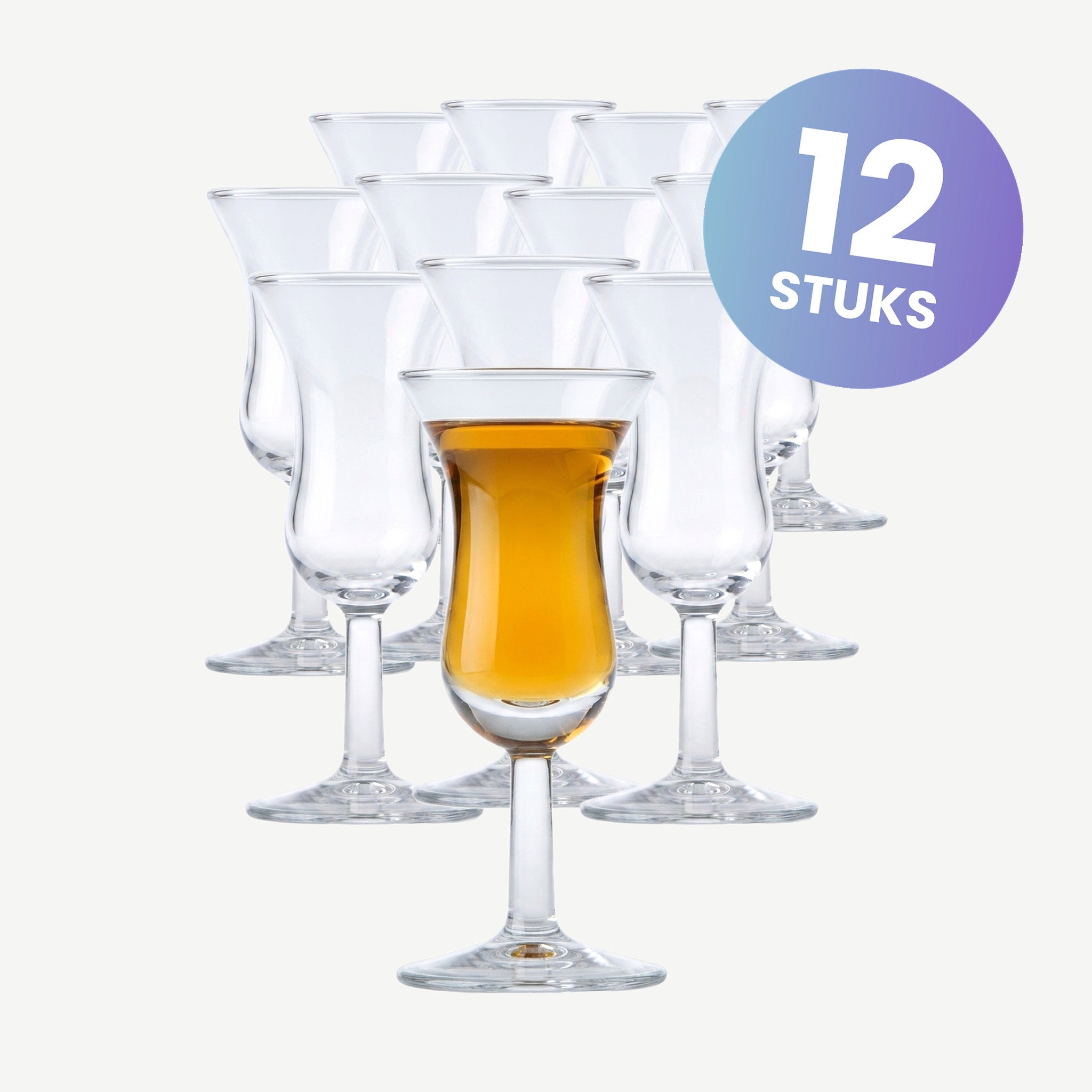 Volschenker / Jeneverglas / Borrelglas 3,5 Cl - set van 12 glazen