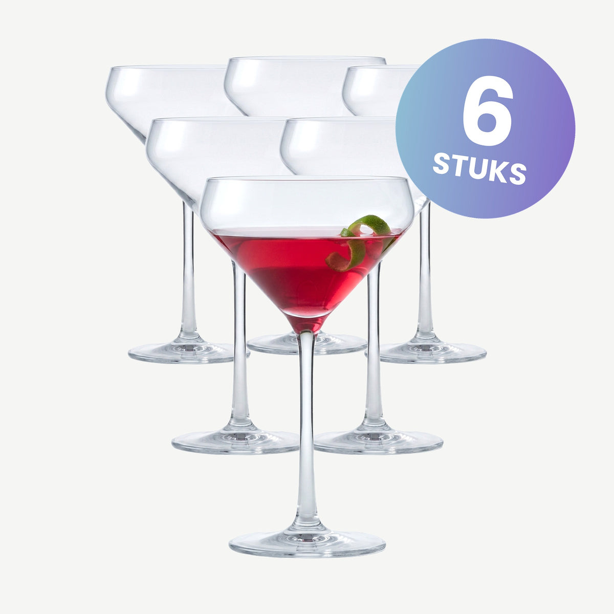 Zwiesel Glas Belfesta Martiniglas 36,5 Cl - set van 6 glazen