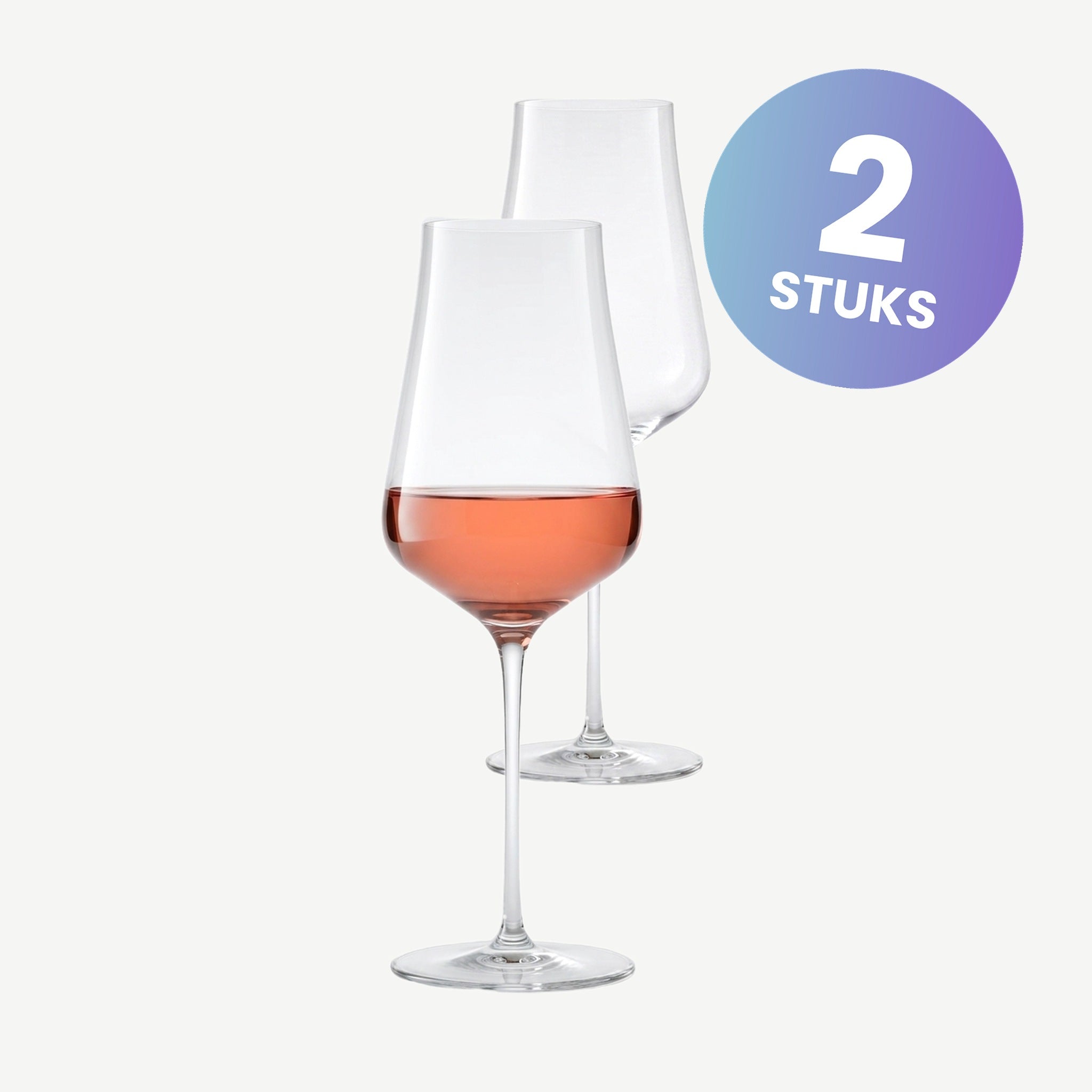 Zwiesel Glas Duo Witte Wijnglas 38,1 Cl met Mousseerpunt in Geschenkverpakking - set van 2 glazen
