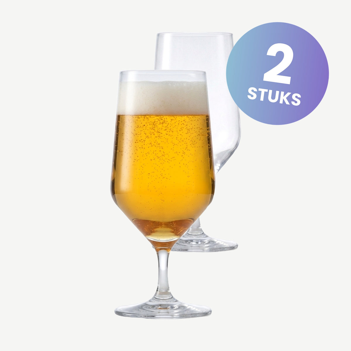 Zwiesel Glas Pure Bierglas 45,1 Cl - set van 2 glazen