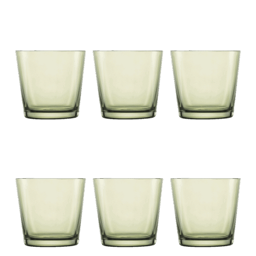 Zwiesel Glas Sonido Waterglas 36,7 cl Groen – 6 Stuks