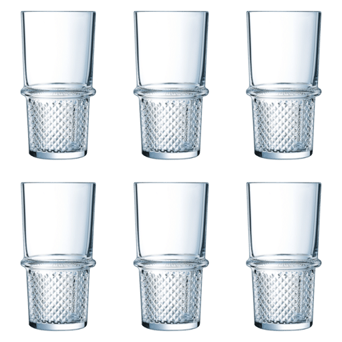 Arcoroc New York Longdrinkglas 35 cl – 6 Stuks