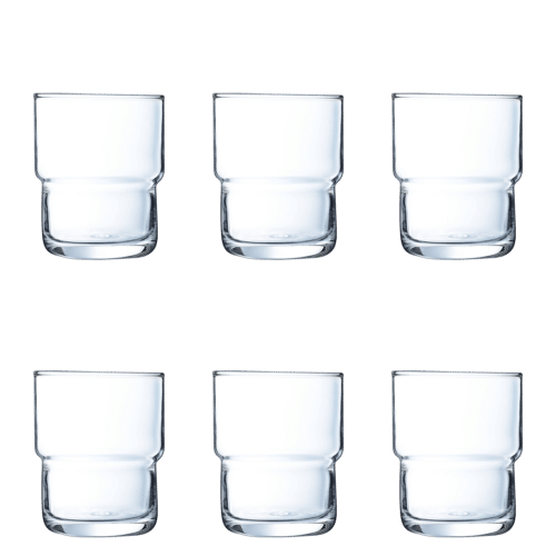 Arcoroc Log Tumbler 16 cl – 6 Stuks
