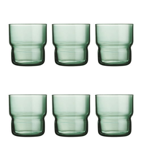 Arcoroc Log Tumbler 22 cl Groen – 6 Stuks